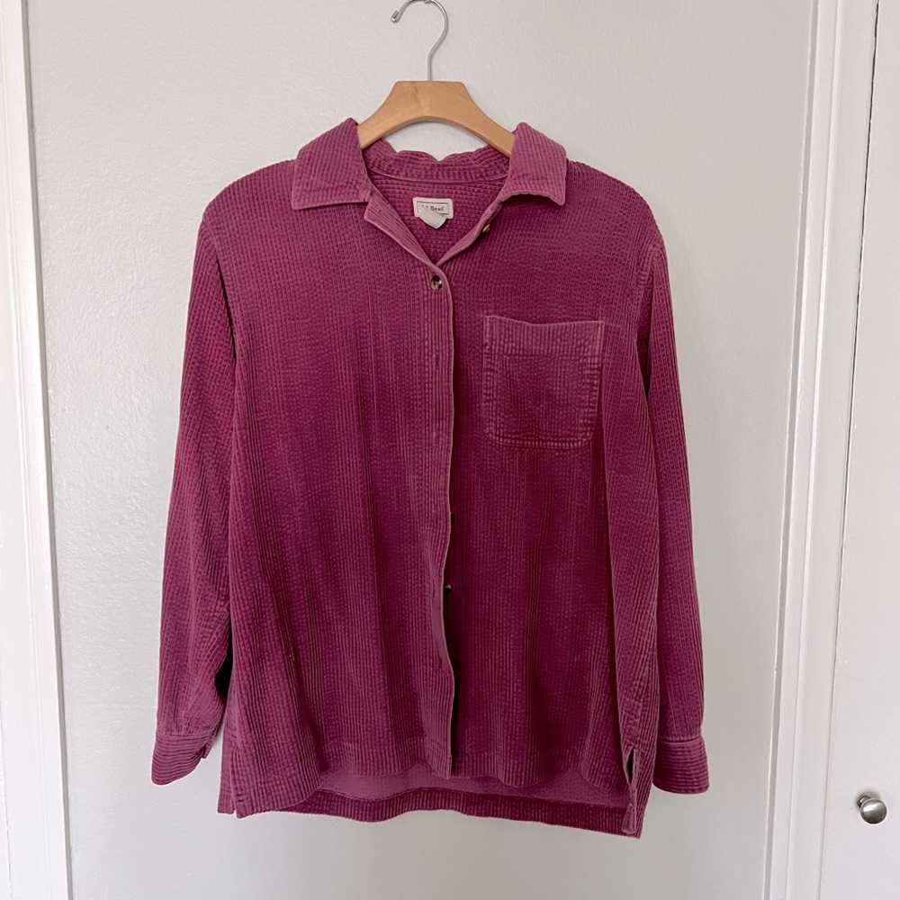 Corduroy button up